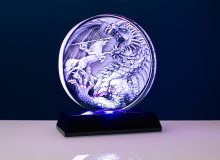 Светильник монета в 3D