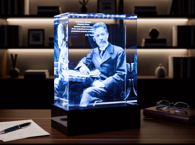 Светильник с 3D гравировкой